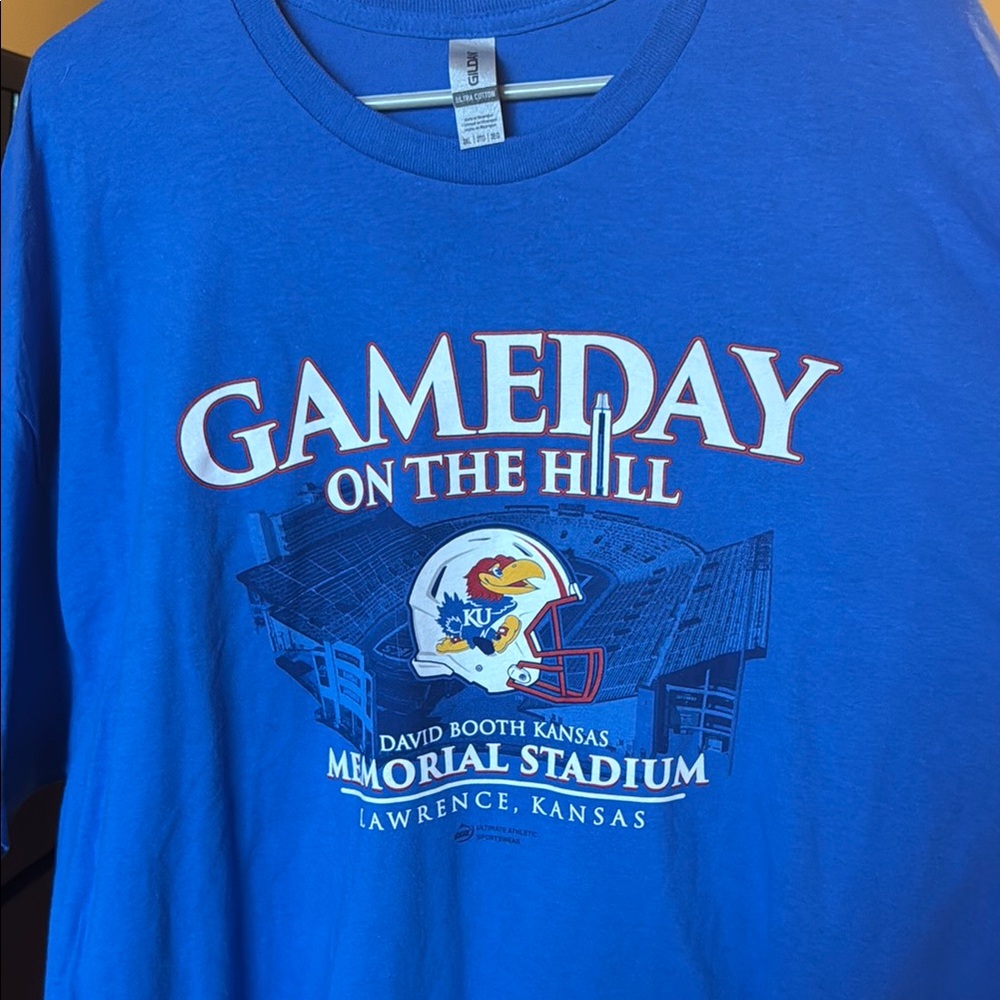 Gildan Blue Game Day T-Shirt - Kansas Jayhawks Final Four